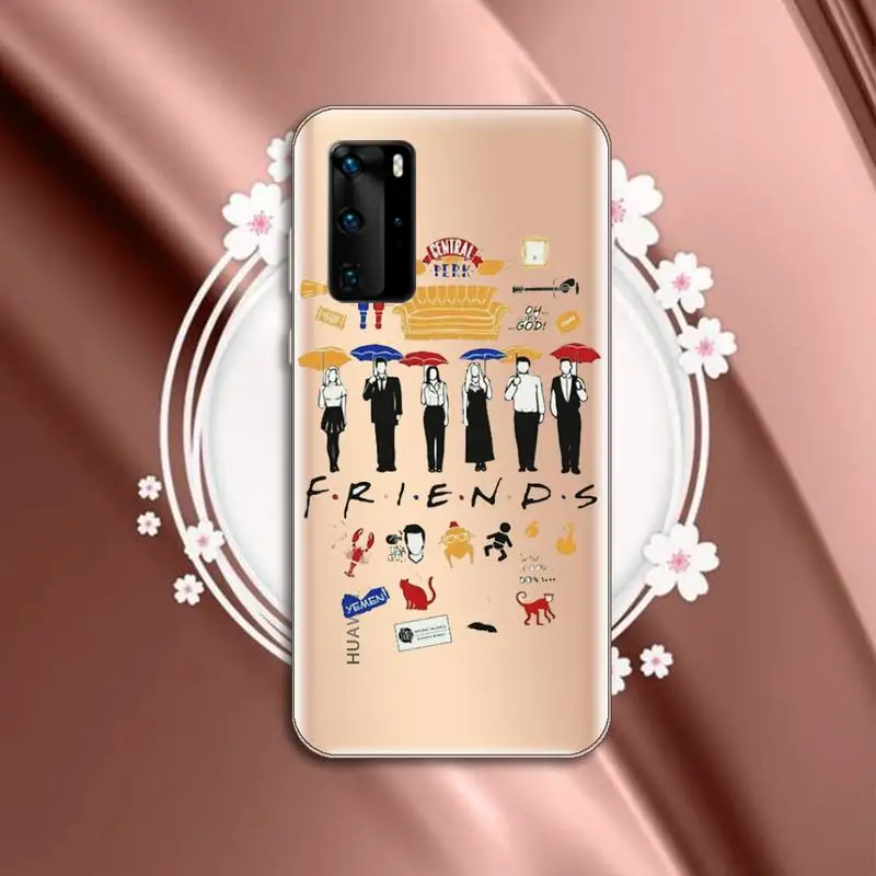 

Central Perk Friends tv show luxury protective Phone Case funda Transparent for Huawei P honor 8 10i 20 30 40 smart 2019