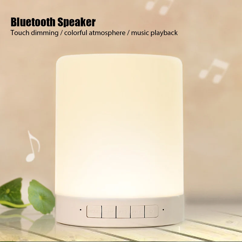

Protable Wireless Bluetooth Speaker LED Colorful Lights Card Speaker Stereo Surround Sound Touch Switch Wireless Bluetooth Audio