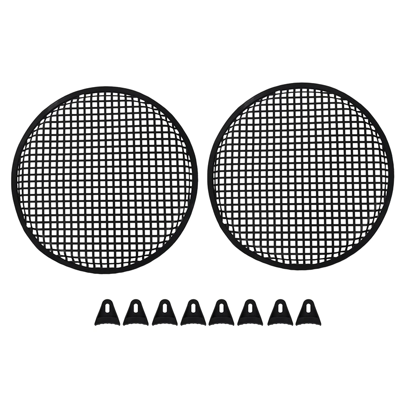 

Автомобильный аудио динамик сабвуфер решетка Защитная крышка 12 дюймов 2 шт