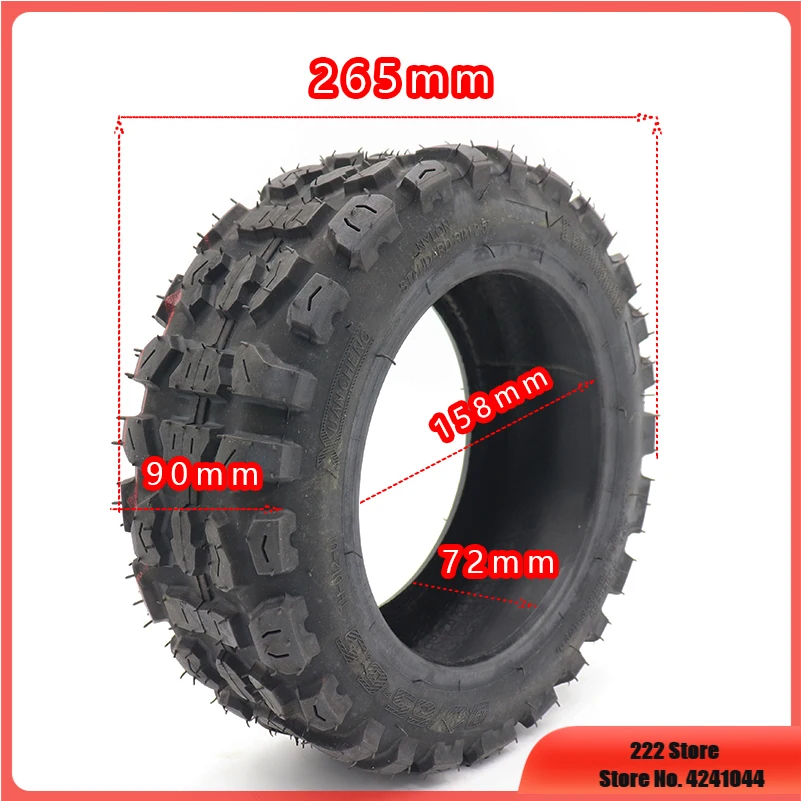 

11 inch 90/65-6.5 Vacuum Tire Off-road Tire for 49cc Mini Rocket Bike Pocket Bike Electric Scooter Wear-resisting