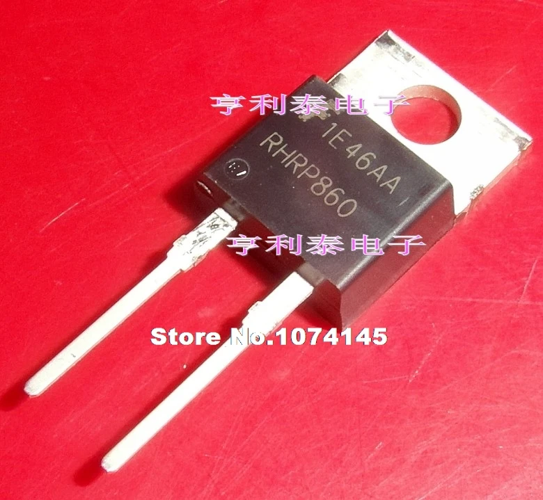 

10 шт./лот RHRP860 RHR860 TO220 2 8A/600 В