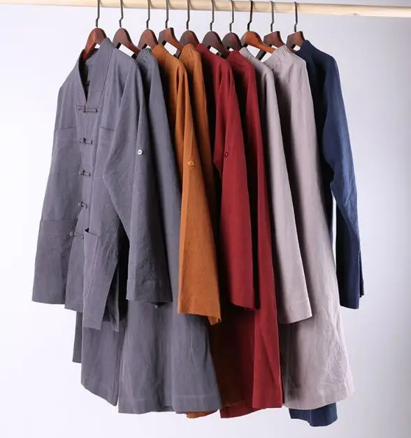 Унисекс осенняя и весенняя одежда из хлопка льна| |