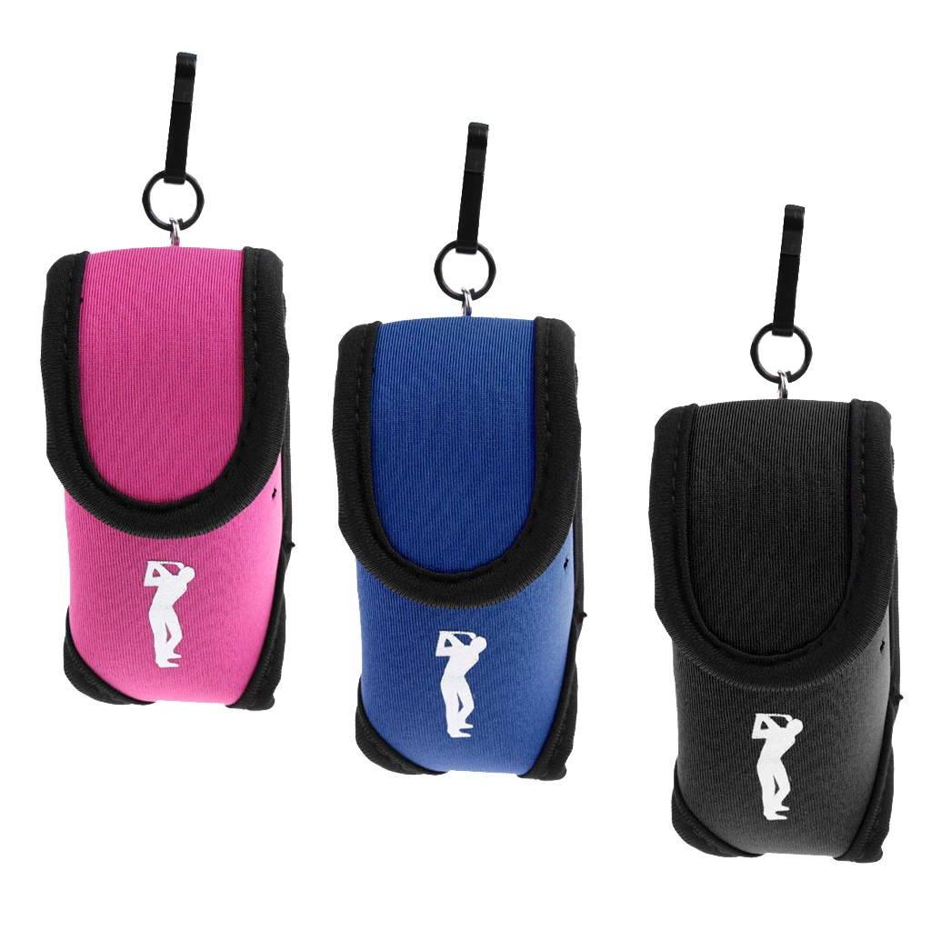 

Mini Neoprene Golf Ball Bag Holder Golf T Shirt Accessory Pouch Small