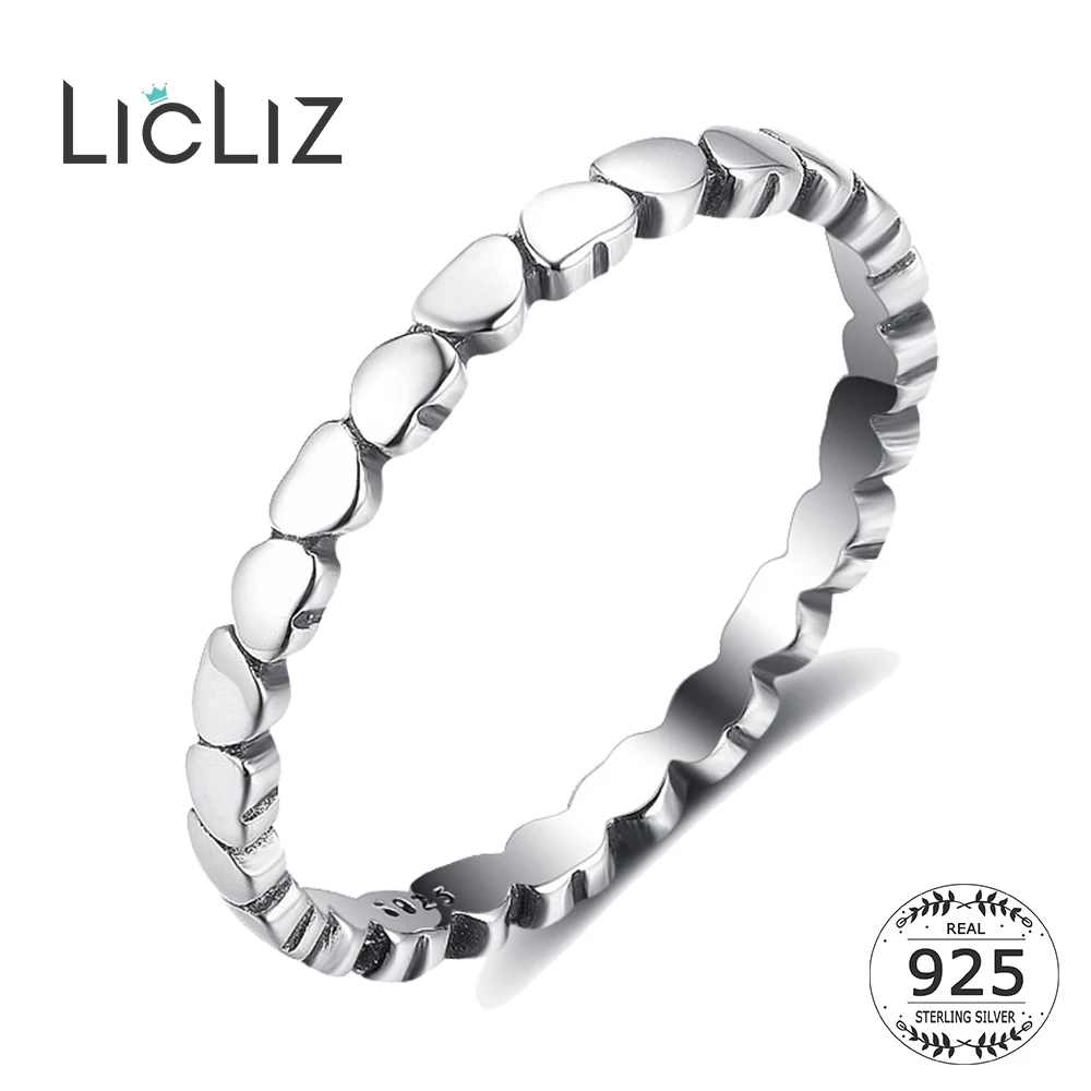 

Кольцо женское из серебра 925 пробы, составное из серебра «любовь навсегда» сердце пробы