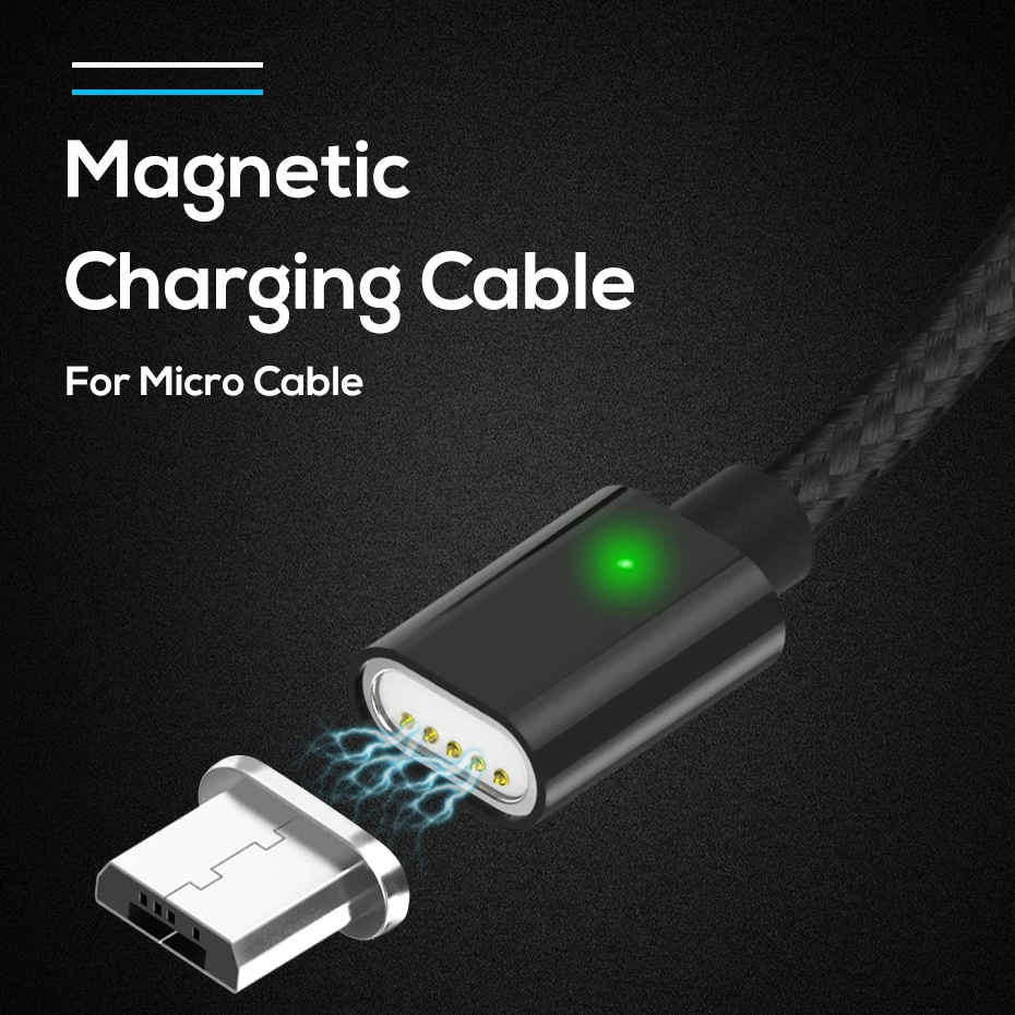 Светодиодный магнитный кабель Micro usb type C супер быстрая зарядка телефона Microusb type-C магнитное зарядное устройство usb c для iphone huawei xiaomi