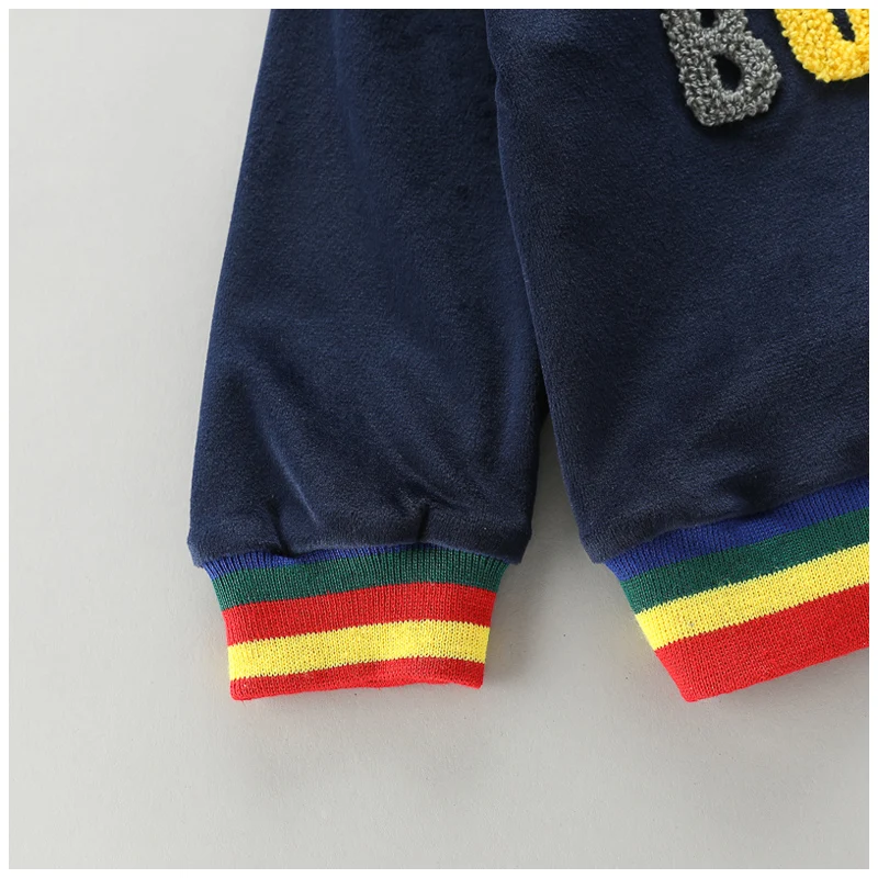 Детский комплект одежды для мальчиков радужная Повседневная одежда на осень и