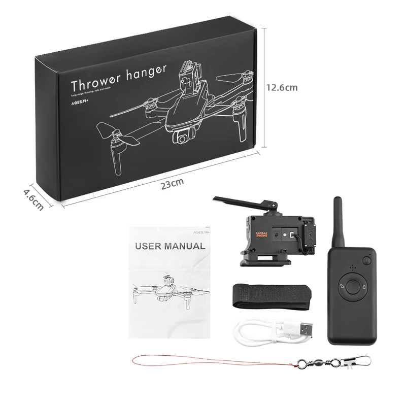 

Wedding Proposal Delivery Device Dispenser Remote Thrower Parabolic Air-Dropping System for DJI Mavic 2/Pro/Air 2/Air/FIMI X8SE