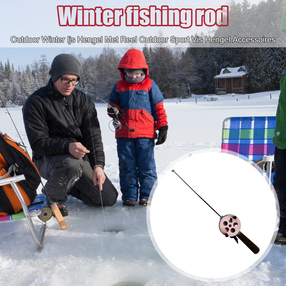 

Lake Ponds Pole Winter Ice Fishing Rod Mini Outdoor Sport Fishing Accessories for Outdoor Fishing Portable Supply
