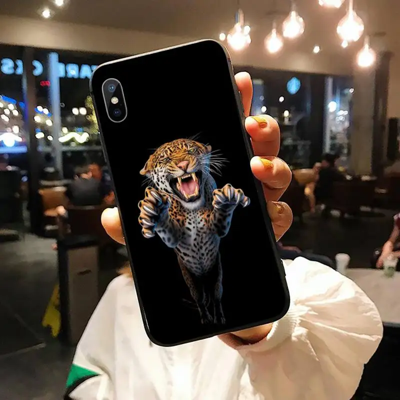 

Tiger lion cool animal forest high quality shell Phone Case for iPhone 11 12 pro XS MAX 8 7 6 6S Plus X 5S SE 2020 XR