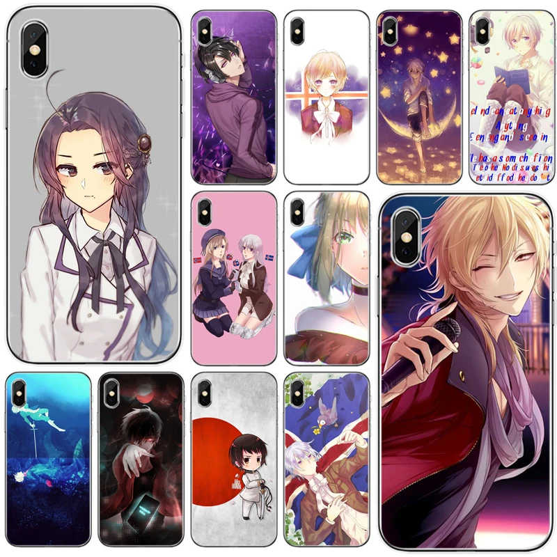 Японские мягкие силиконовые чехлы Hetalia из исландского аниме искусства ТПУ для
