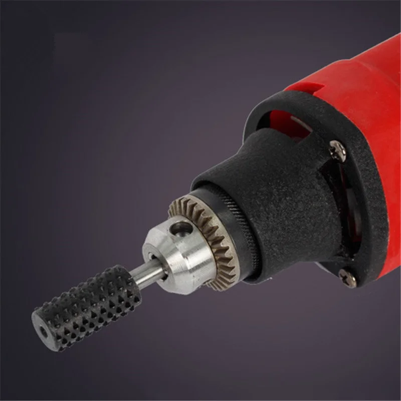 5 шт. набор для поделок из кожи вращающаяся муфта заусенцев 1/4 ручки вращающийся