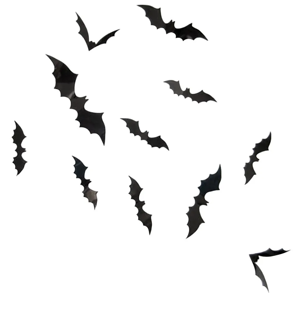 25 # украшение на Хэллоуин ПВХ наклейка стену s The BAT Stereo Dat сделай сам интересная