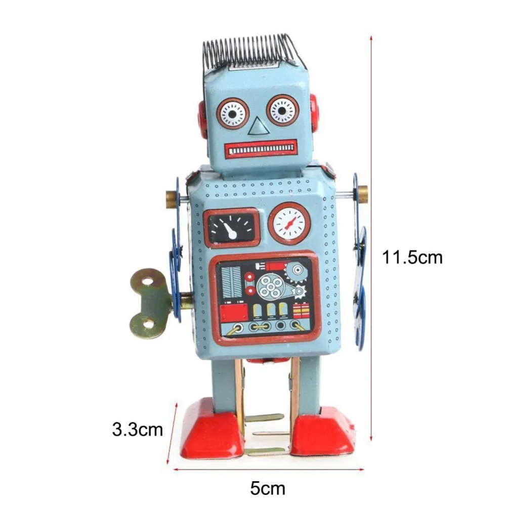 Винтажные механический часовой механизм заводные игрушки Прогулки радар