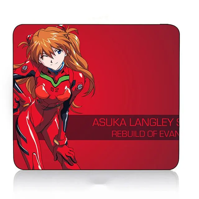 

Evangelion Mouse Pad Sexy Girl Kawaii Gaming Accessories Small Rubber Gamer Keyboard Desk Mat Computer Mausepad For LOL Mousepad