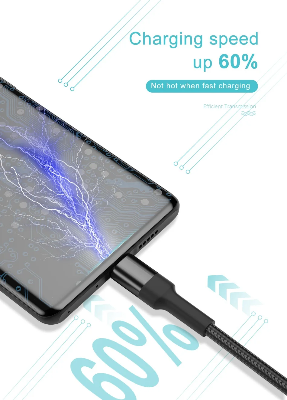 OREY 3A type C кабель для быстрой зарядки для huawei P30 Pro USB C кабель для samsung S10+ быстрая зарядка USB-C кабель type C