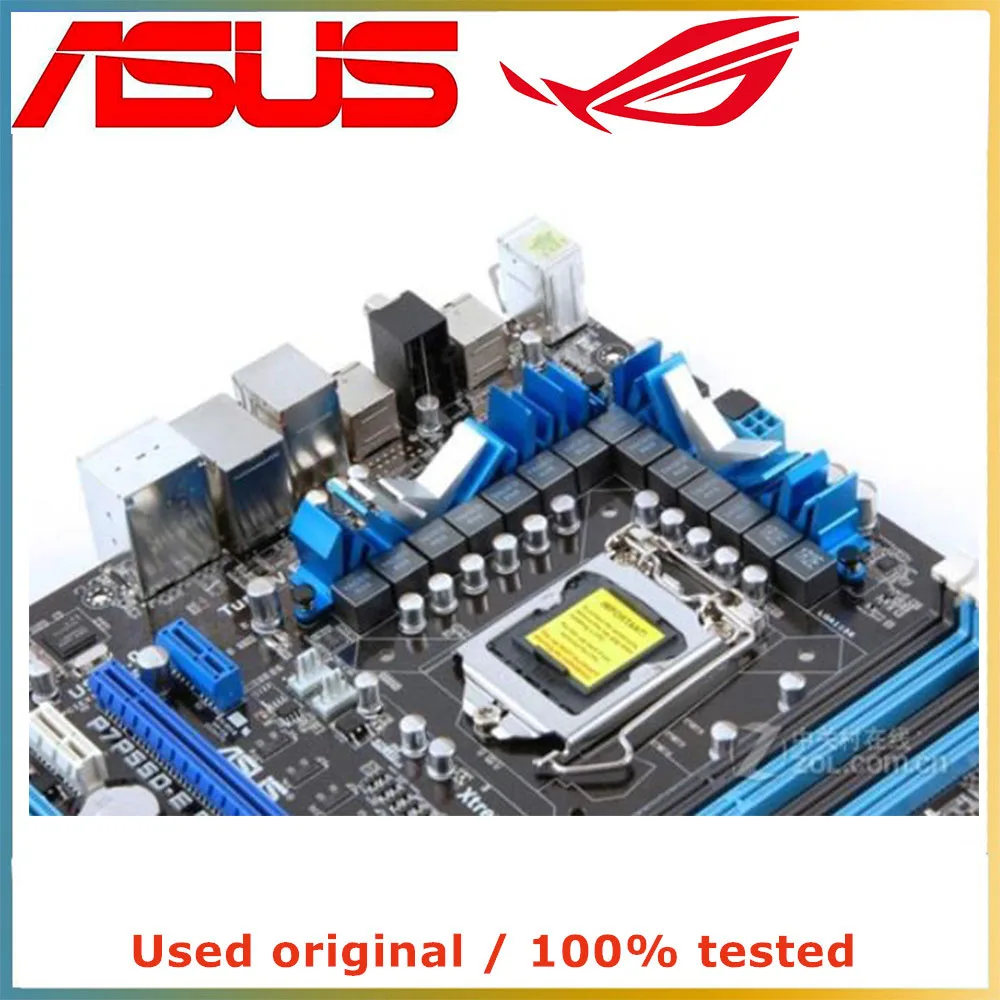 Для процессора Intel P55 LGA 1156 для ASUS P7P55D-E Pro Материнская плата компьютерная розетка