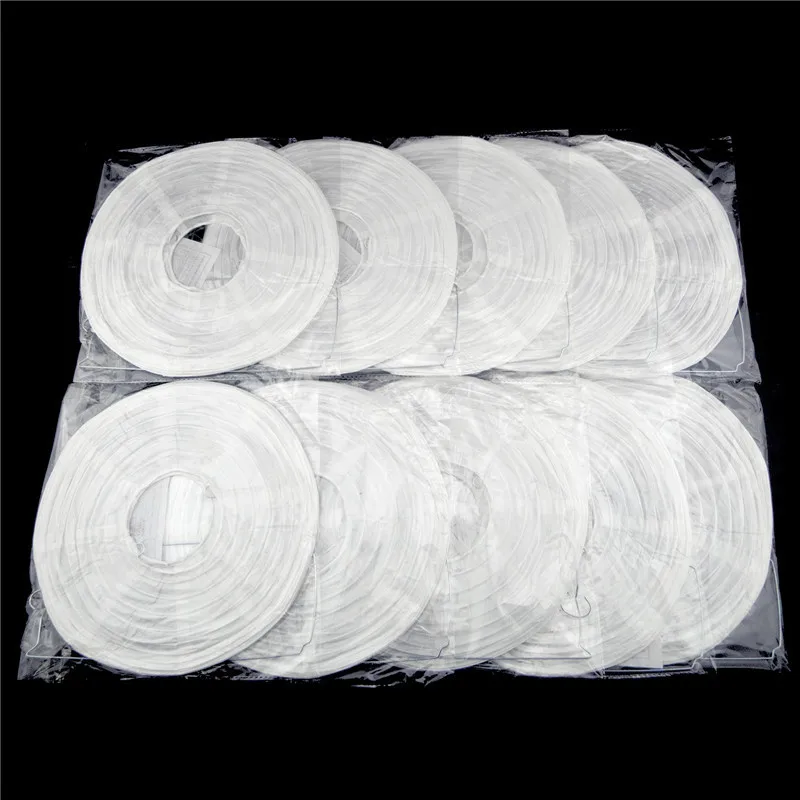 Китайские/японские круглые бумажные фонари 8/10/12 дюймов подвесные украшения для