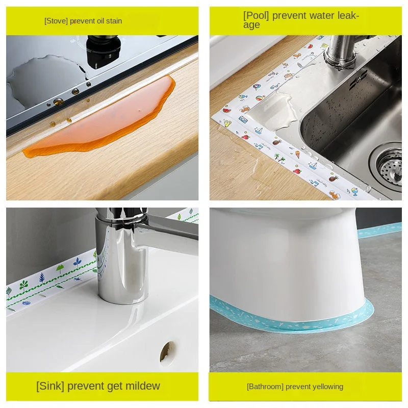 Уплотнительная лента для ванной комнаты душа раковины 3 8 см x 320 герметичная