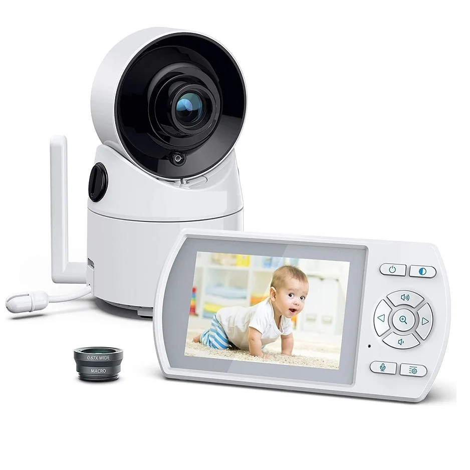 Детская камера видеонаблюдения Baba eletronics ЖК дисплей 3 5 дюйма ИК ночное видение