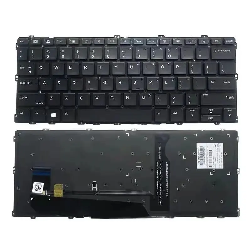

Клавиатура с подсветкой для ноутбука HP Elitebook X360 1020 G2, черного цвета