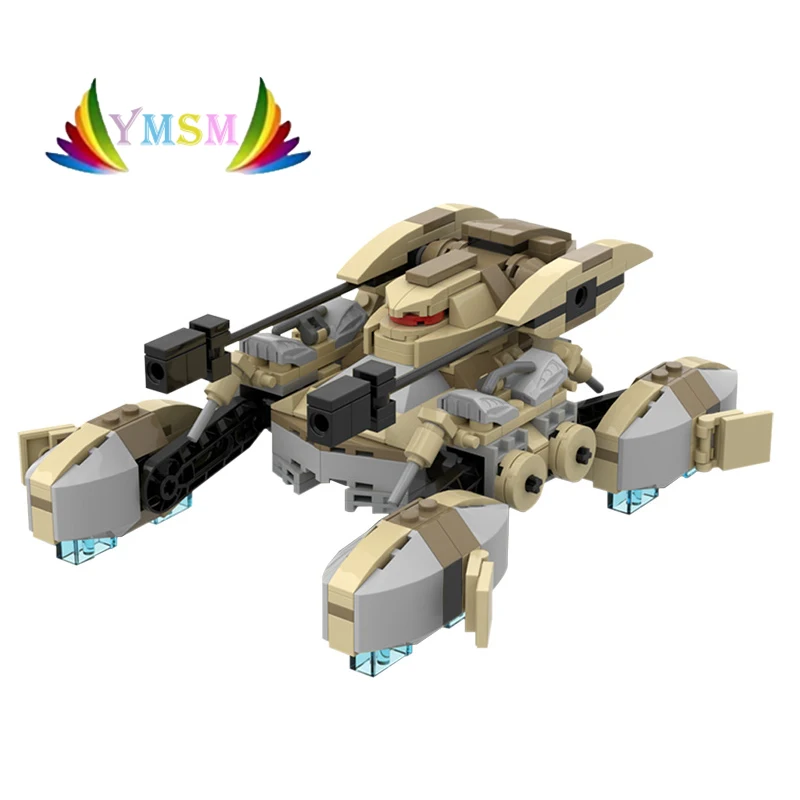 

Diy Star Space Wars Series Ground Armored Tank Cised Creative Modular Building Blocks MOC-51576 Modular Bricks Kids Toys Gifts
