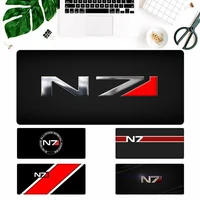 promotions mass effect n7 game logo mouse pad gaming mousepad large big mouse mat desktop mat computer mouse pad for overwatch
