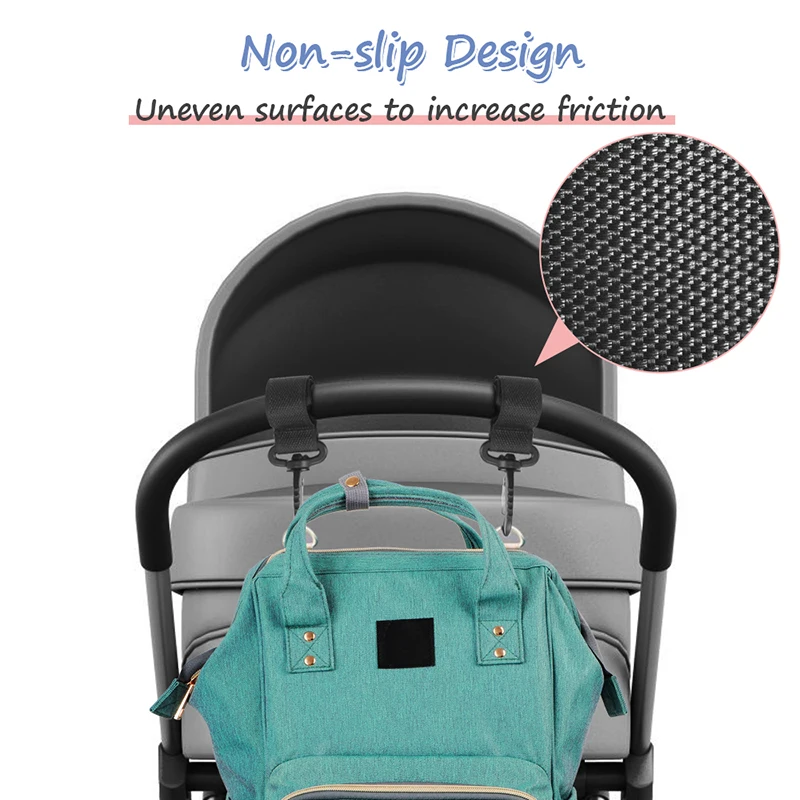 Аксессуары для детской коляски вешалка Детская подгузник зажим сумки Детские
