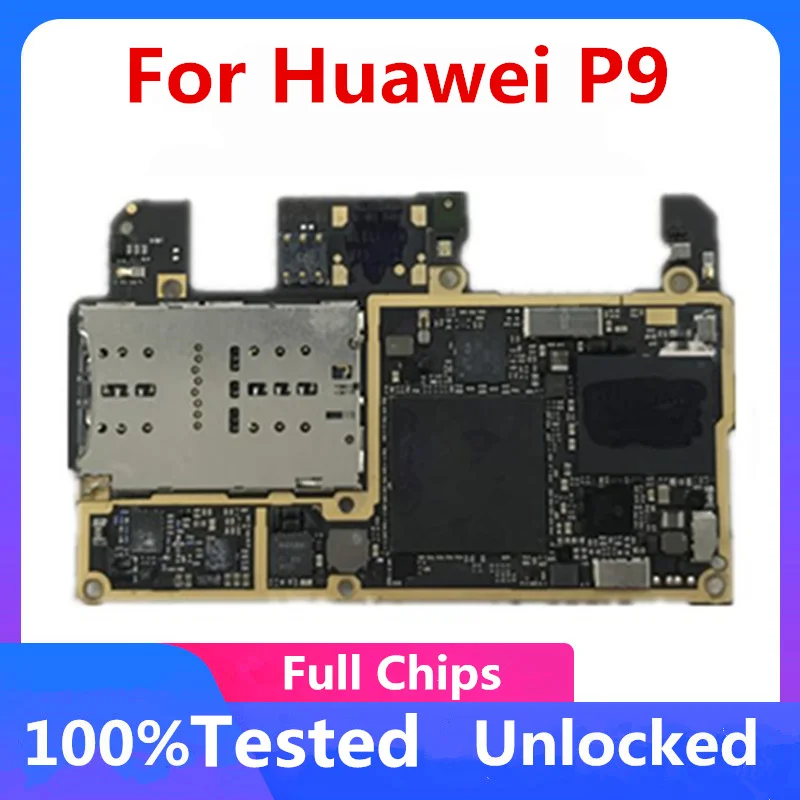 Оригинальный Для Huawei P9 материнская плата EVA L09 32G 3G / AL10 64G 4G DL00 AL00 разблокирован для
