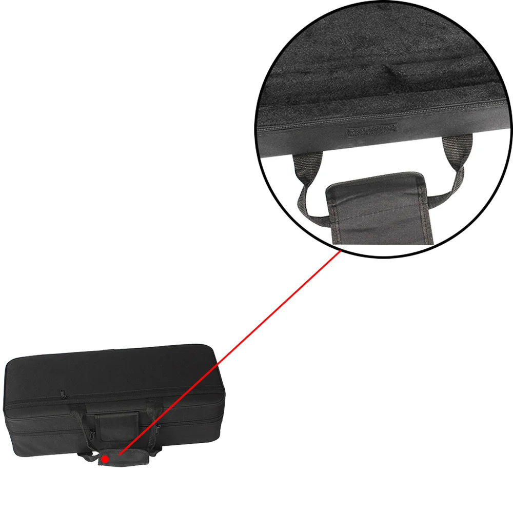 

Oxford Cloth Trumpet Gig Bag Case Waterproof Trumpet Backpack for Trumpet Player with Adjustable Shoulder Straps (Black)