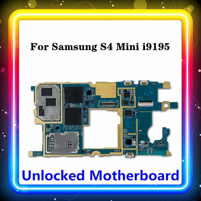 Материнская плата с чипом для Samsung Galaxy S4 Mini I9195 оригинальная замена чистой