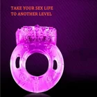Сексуальная игрушка для пары, эластичное кольцо для продления эякуляции, вибрирующий пенис, интенсивная стимуляция клитора, вибратор с замком для преждевременной эякуляции