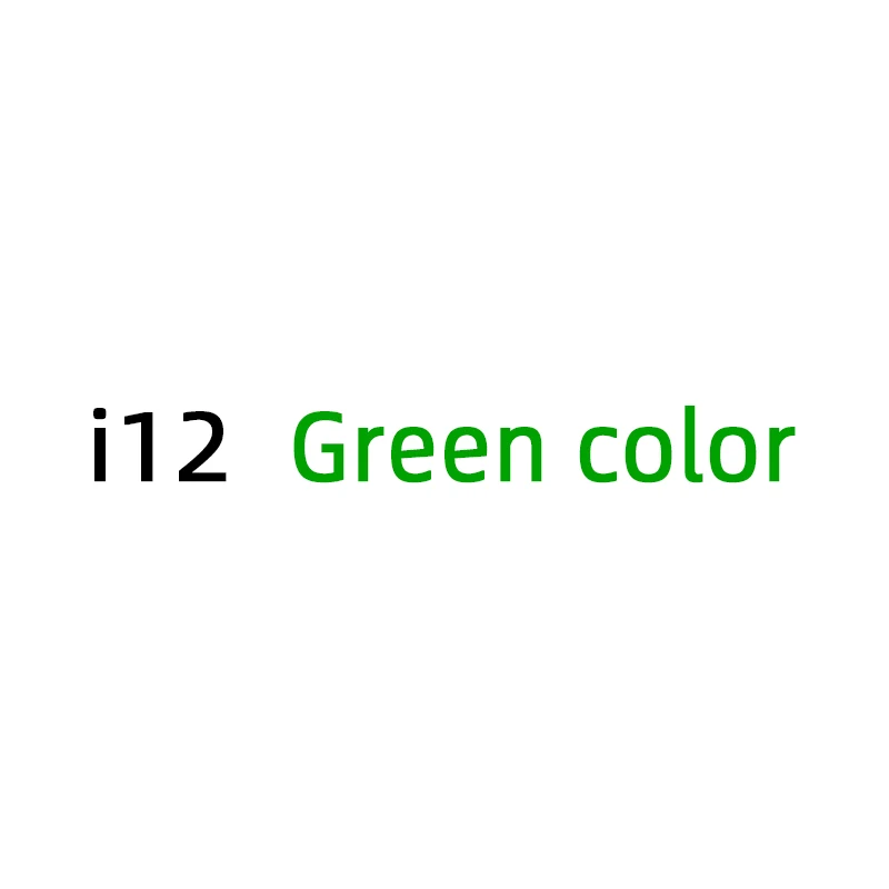 Green Прямая поставка i12 TWS Bluetooth 5,0 наушники двойные звонки стерео умные сенсорные наушники для iPhone Pk I10 I30 i200 наушники - Цвет: Green