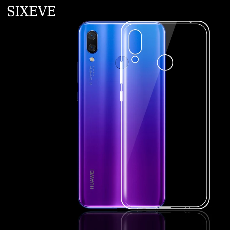 Прозрачный чехол для Huawei Nova 3 3i 4 5 5i Pro 6 honor 8 9 10 20 Lite V10 V20 V30 Play Y5 Y6 II Y7 2019 мягкий