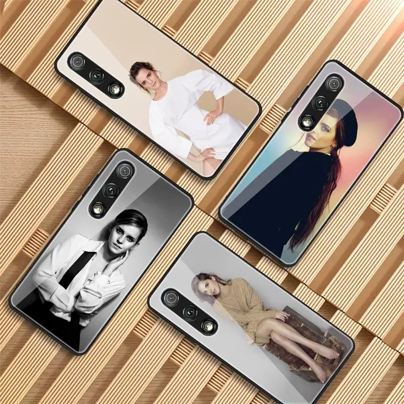 

Cute Sexy Goddess Emma Watson Phone Case Tempered Glass For Huawei P9 10 10plus 20 30mate9 10 20 20Pro Honor8X 9 10 V10 Nova3I 5