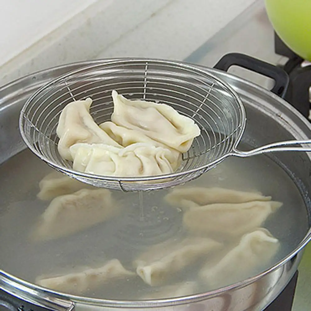 Половник Дуршлаг Из Нержавеющей Стали ситечко для пельменей сетчатый скиммер