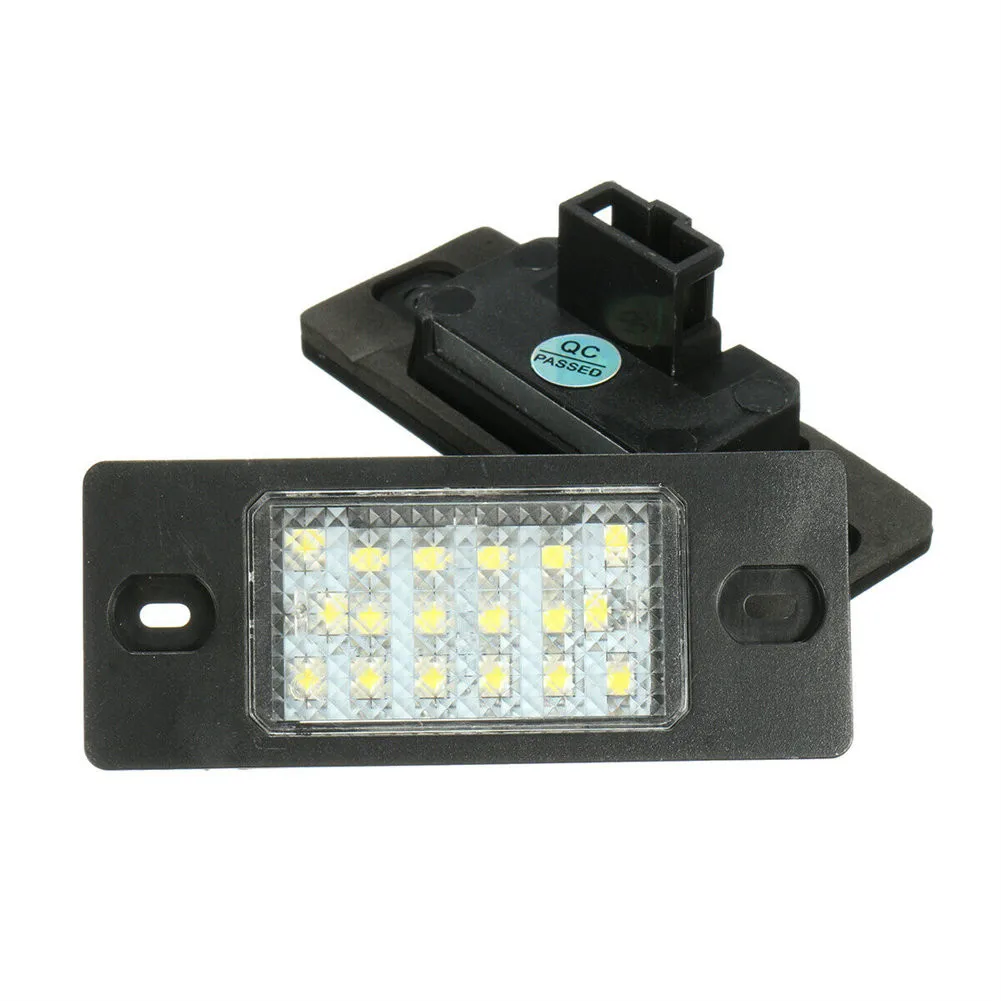 

2pcs For Bora Variant Golf V Porsche Cayenne License Plate Light 6500k 18-3528-SMD License Plate Light 7L5943021B 95563162002