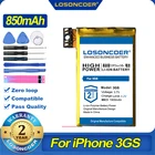 100% Оригинальный LOSONCOER 1900 мАч аккумулятор для iPhone 3GS аккумулятор