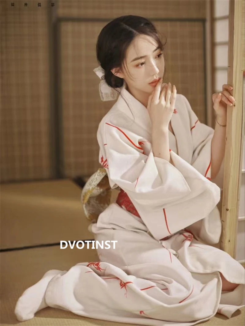 

Dvotinst Women Photography Props Retro Japanese Kimono Fan Girdle Photography Dresses Accessory Studio Photo Theme Sets Clothes