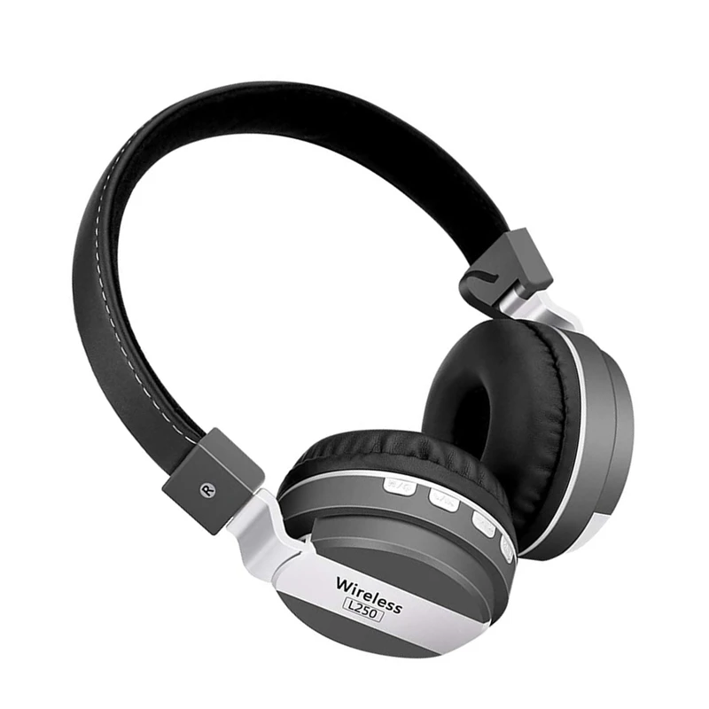 L250 головная Беспроводная гарнитура Bluetooth V5.0 Музыка Спорт вилка мультфильм