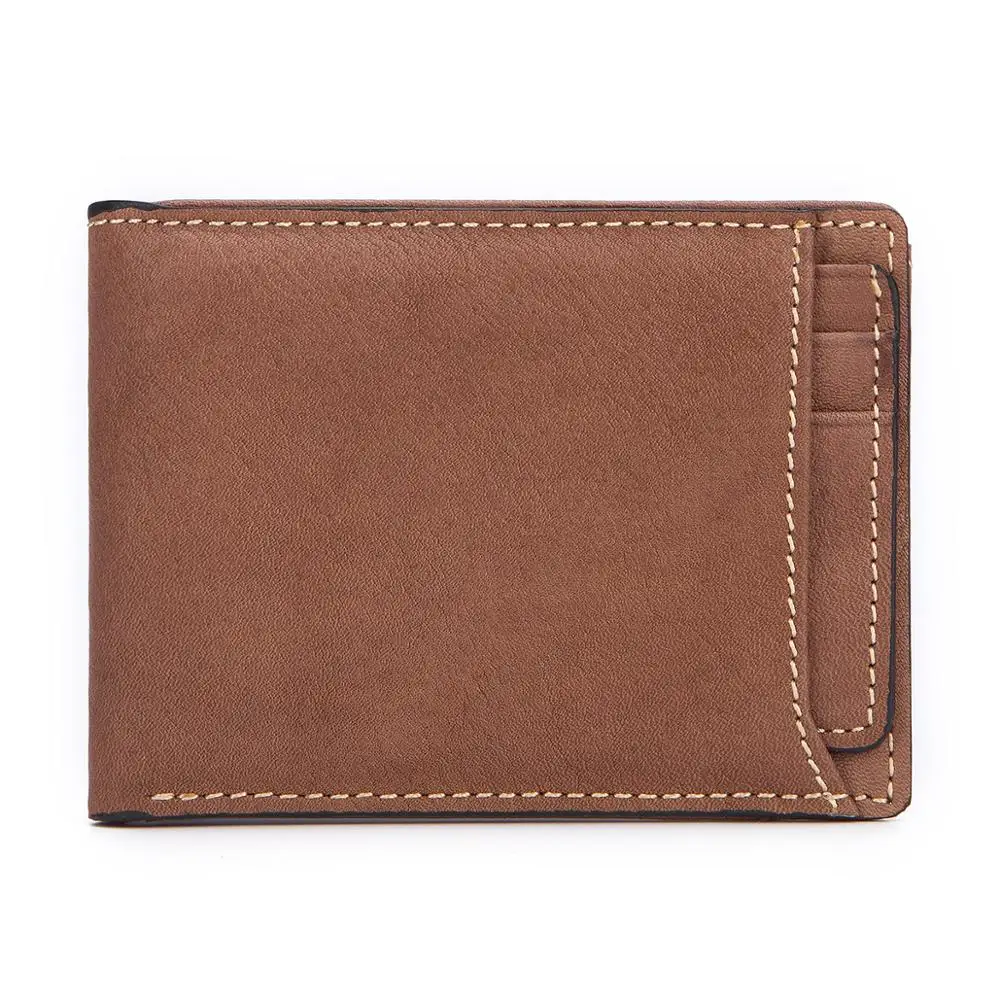 Новый повседневный мужской кожаный кошелек в европейском и американском стиле