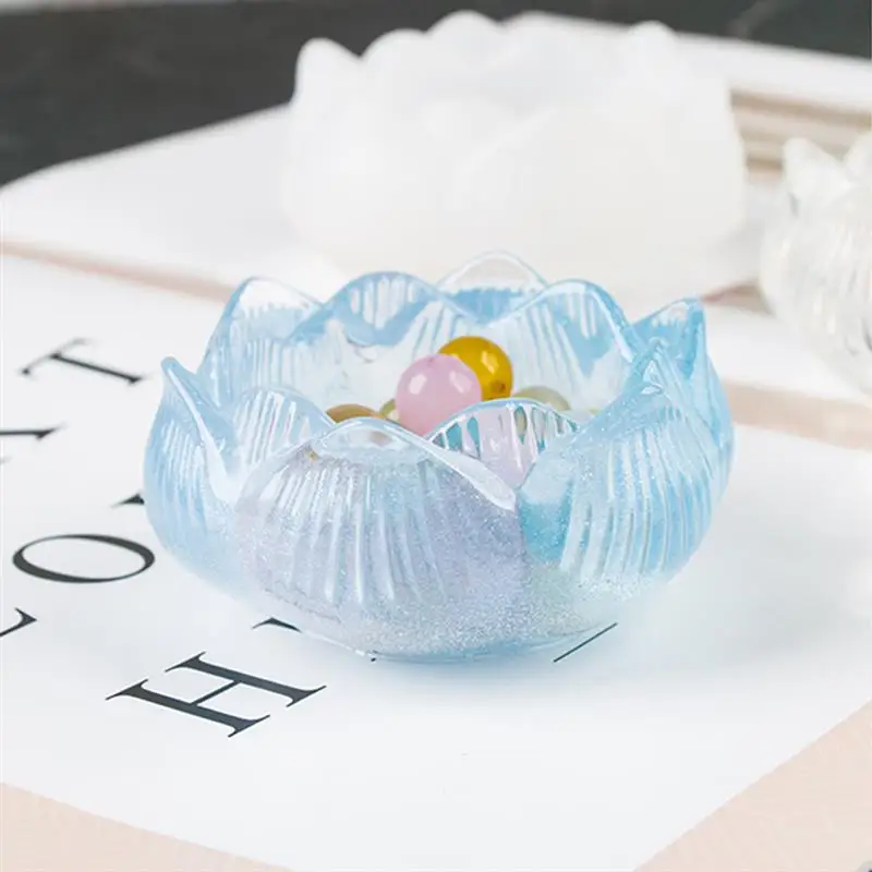 

Лотоса для хранения силиконовая форма прозрачные силиконовые формы сухих цветов Смола декоративные ремесла Сделай Сам формы для эпоксидно...