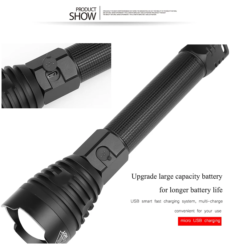 Самый мощный XHP90 светодиодный фонарь XLamp Zoom фонарь XHP70.2 USB Перезаряжаемый тактический фонарь для кемпинга и охоты