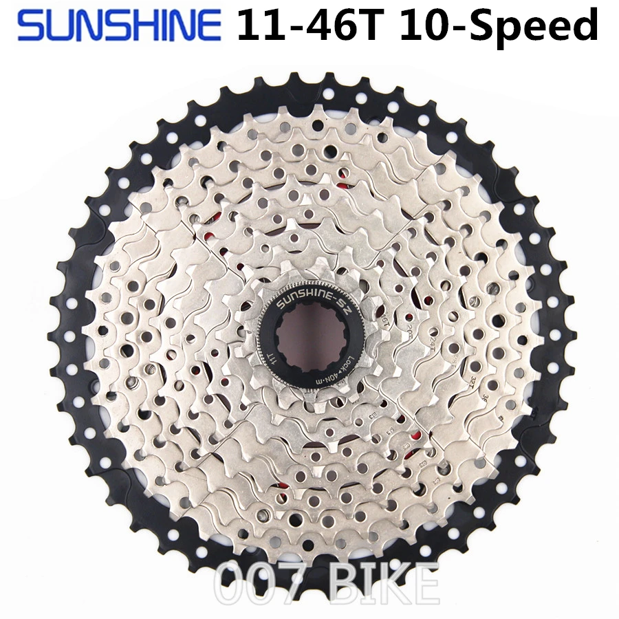 Кассета SUNSHINE 10/11/12 скоростей 11 50T 46T 42T 10 12 кассета для горного велосипеда свободное