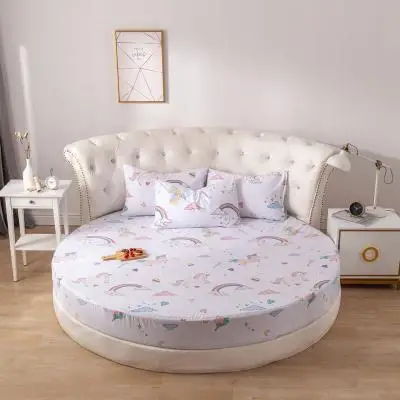 as picture JaneYU, высокое качество, круглая кровать для отелей, круглая кровать, простыня, простыня, высокое качество - Цвет: as picture