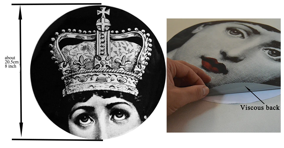 Миланский итальянский дизайнер женские тарелки с черепами узор обои разделенные