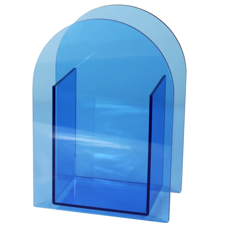 Скандинавская Цветущая Минималистичная ваза цветная акриловая тарелка с аркой