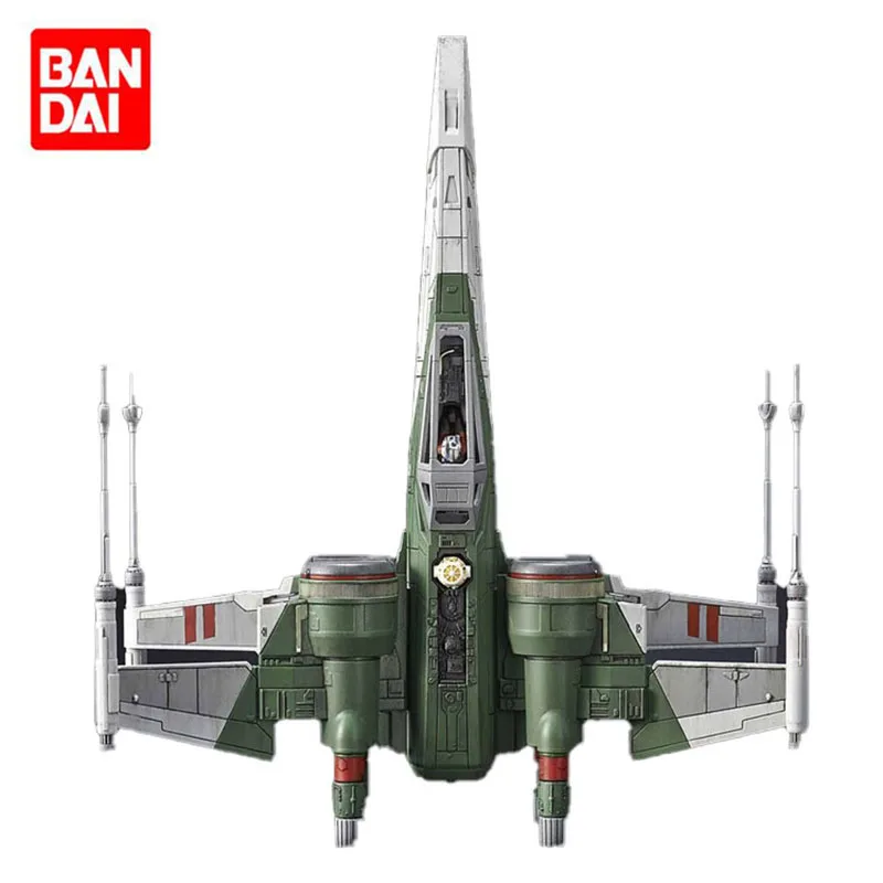 

Bandai Star Wars Figure X-Wing Fighter 1/72 Skywalker PVC Assembled Model Anime Character Model Toys for Kids