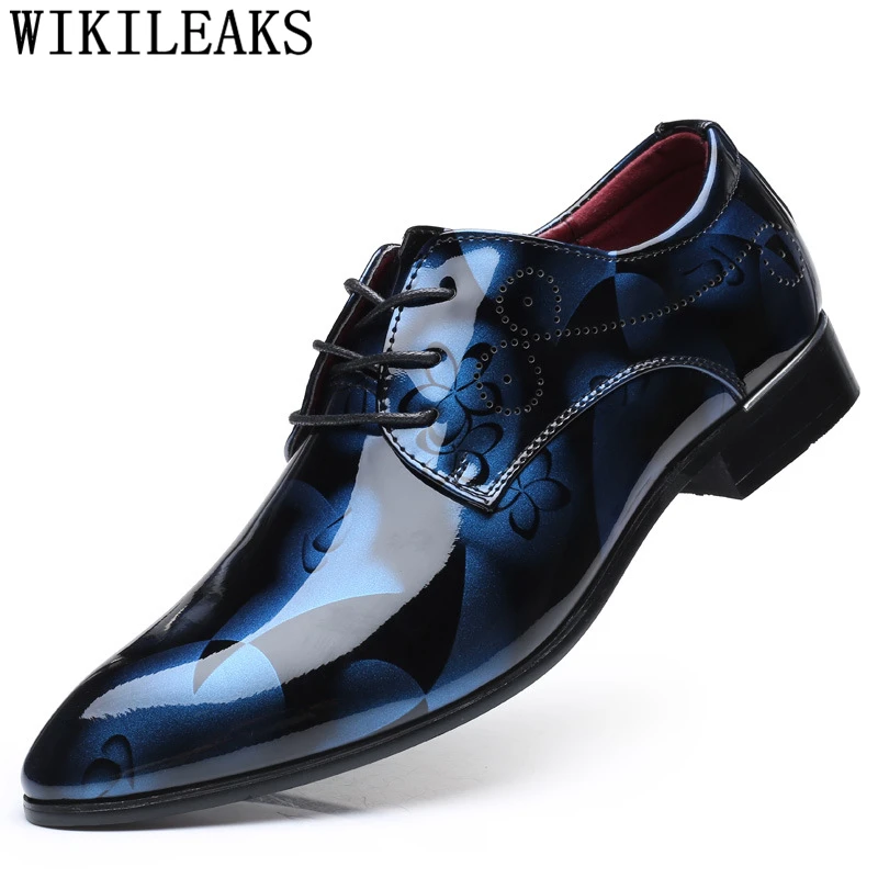 

Oxford Shoes for Men Formal Office Shoes Men Classic Luxury Brand Coiffeur Italian Shoes for Men Plus Size 50 Black Dress Buty