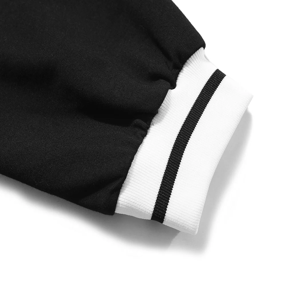 

Hip Hop V-Neck jersey hoodies Sweatshirt Streetwear Digital embroidery Pullover Harajuku Cotton Spring Fashion Thin Sweat Shirt