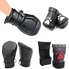 Взрослые игры сексуальные искусственные перчатки наручники варежки ботинки собачья лапа мягкая ткань рабство БДСМ эротические секс-игрушки для пар